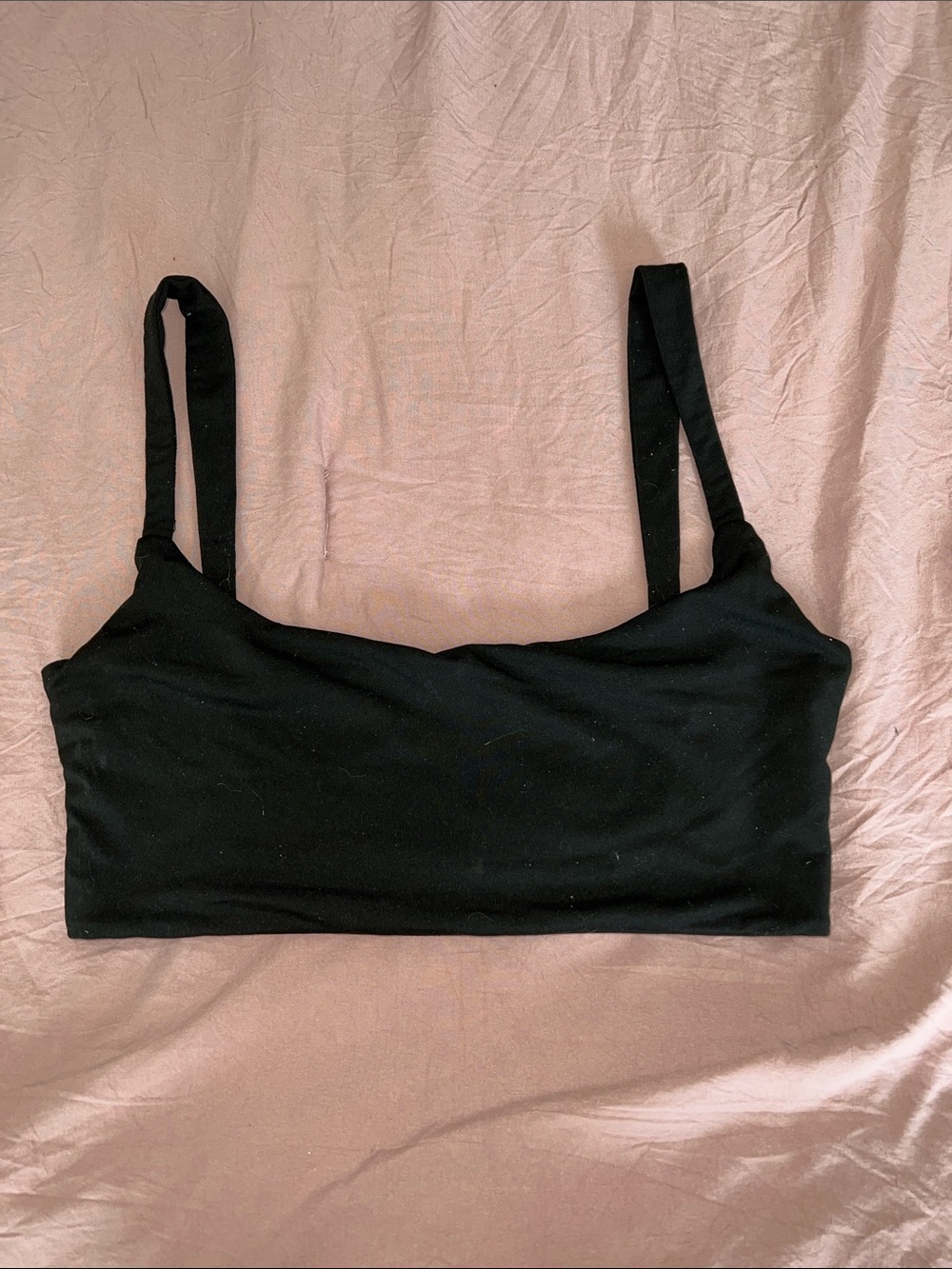 SHEIN Black Stretch Seamless Bralette